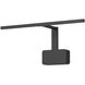 Vega Minor Picture 14 watt 17.13 inch Black Picture Light Wall Light